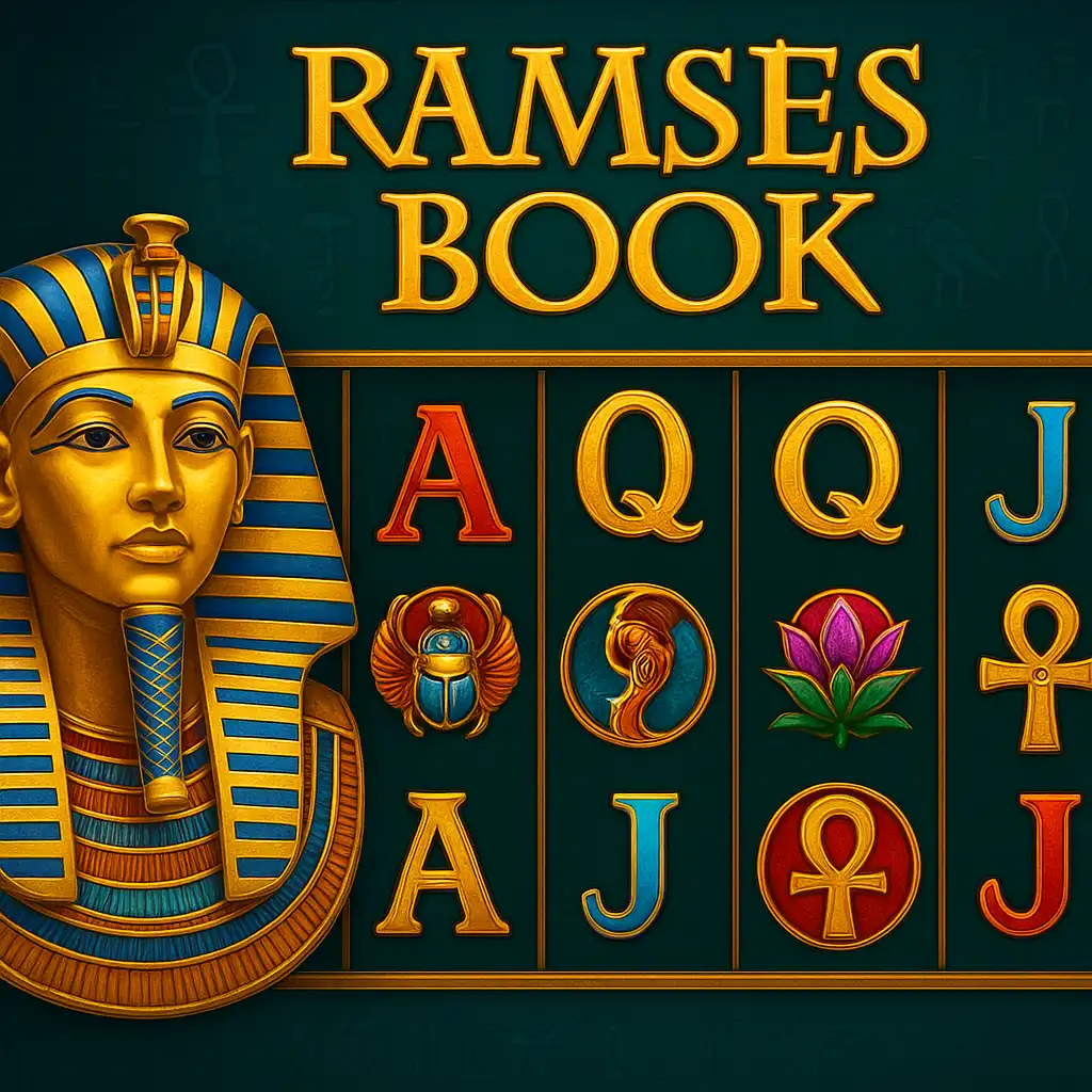 Screenshot of the slot Ramses Book