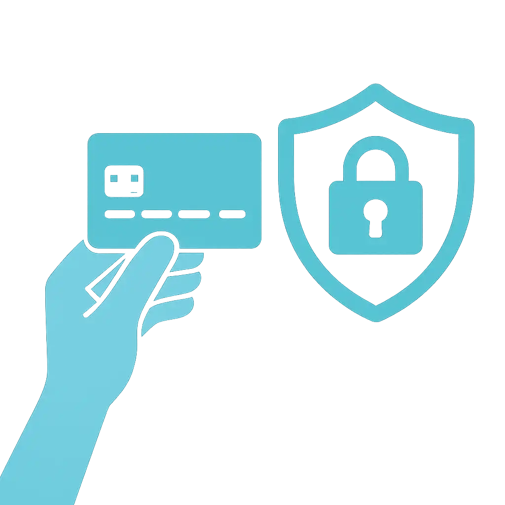 Illustration of a secure deposit transaction